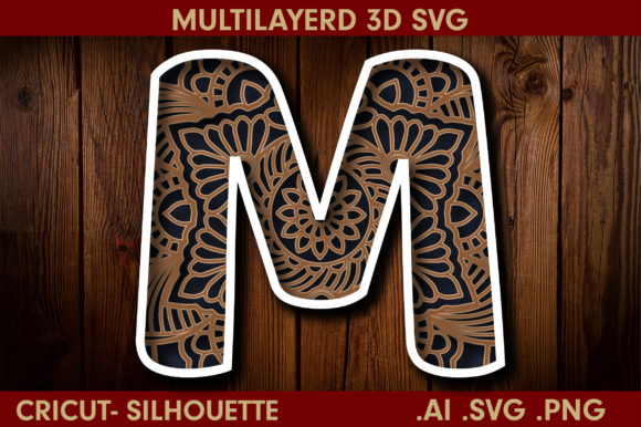 3D Multilayered Letter M Mandala Review