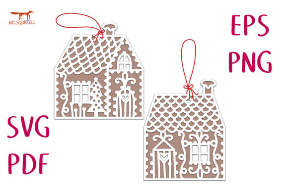 3D SVG Christmas Asset: Gingerbread Tags Review