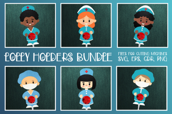 3D SVG Shapes: Health Staff Lollipop Holders Review