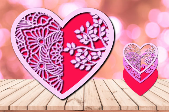 3D SVG Shapes: Layered Valentine Heart Review