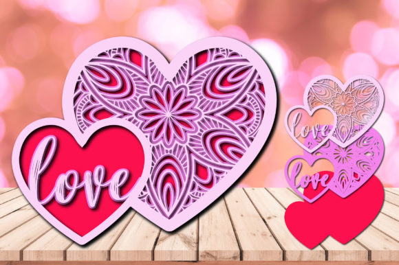 3D SVG Shapes Review: Valentine Text Asset