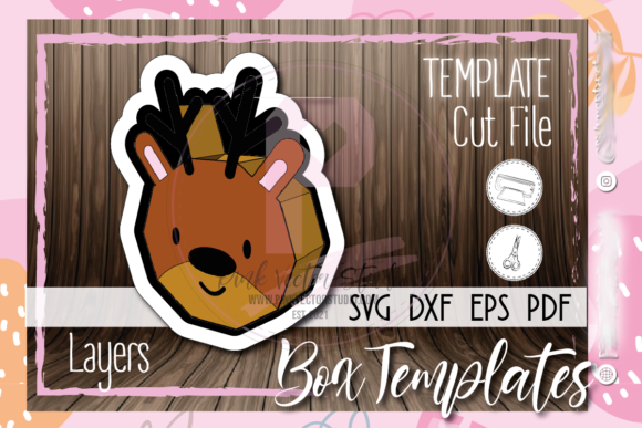 Christmas Box Reindeer 3D SVG: A Designer's Review