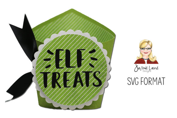 Elf Treats Wrap Box: 3D SVG for Christmas Content
