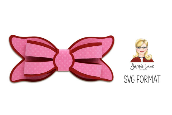 Puckered Layered Bow-2 Centers: 3D SVG Shapes Review