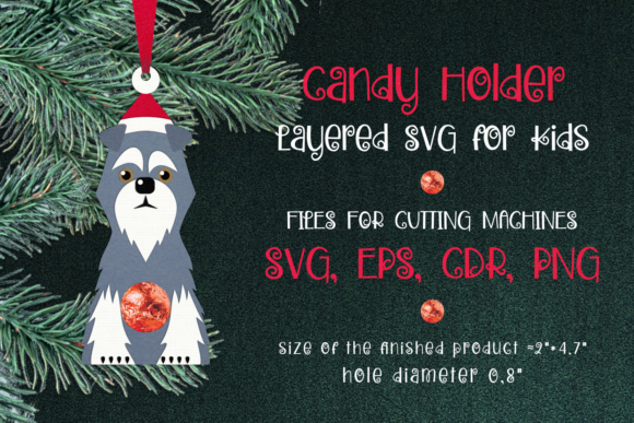 Schnauzer Dog Christmas Ornament 3D SVG Review