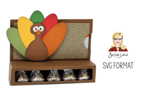 Turkey Candy and Gift Card Holder 3D SVG Shapes